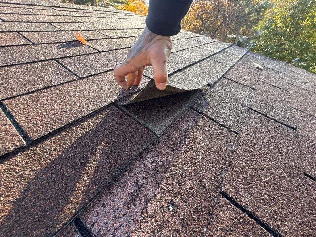 professional performing a roof inspection in Ottawa